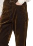  - TONYWACK - Flocked Dark Wash Denim Flared Pants