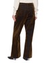 背面 - 点击放大 - TONYWACK - Flocked Dark Wash Denim Flared Pants