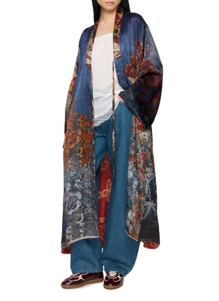 模特儿示范图 - 点击放大 - BOKJA - Reversible Robe Coat