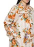  - BOKJA - Floral Rounded Collar Long Coat