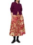 模特儿示范图 - 点击放大 - BOKJA - Elasticated Flared Midi Skirt