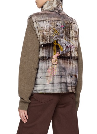 背面 - 点击放大 - BOKJA - Reversible Velvet Puffer Gilet