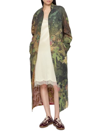 模特儿示范图 - 点击放大 - BOKJA - Reversible Long Shirt Coat