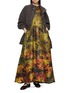 模特儿示范图 - 点击放大 - BOKJA - Printed A-Line Maxi Dress