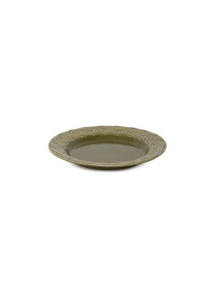 细节 –点击放大 - HOUSE OF CAPRICORN - Vime Ceramic Dinner Plate — Green
