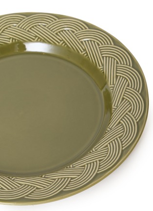 细节 –点击放大 - HOUSE OF CAPRICORN - Vime Ceramic Dinner Plate — Green