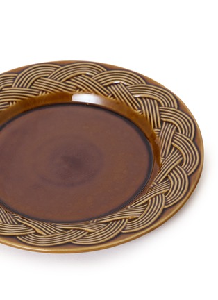 细节 –点击放大 - HOUSE OF CAPRICORN - Vime Ceramic Dessert Plate — Brown