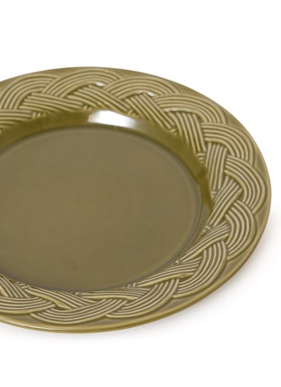 细节 –点击放大 - HOUSE OF CAPRICORN - Vime Ceramic Dessert Plate — Green