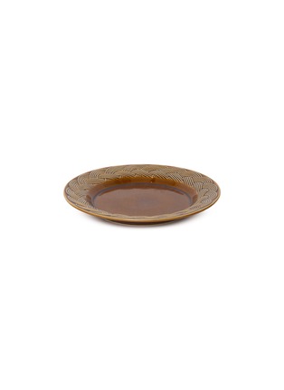 细节 –点击放大 - HOUSE OF CAPRICORN - Vime Ceramic Dinner Plate — Brown