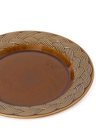 细节 –点击放大 - HOUSE OF CAPRICORN - Vime Ceramic Dinner Plate — Brown