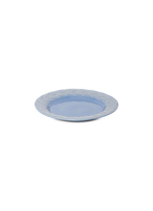 细节 –点击放大 - HOUSE OF CAPRICORN - Vime Ceramic Dinner Plate — Blue