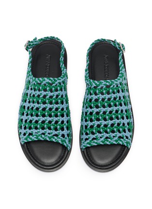 细节 - 点击放大 - JW ANDERSON - Woven Leather Sandals