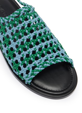 细节 - 点击放大 - JW ANDERSON - Woven Leather Sandals