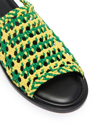 细节 - 点击放大 - JW ANDERSON - Woven Leather Sandals