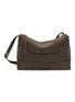 首图 - 点击放大 - JW ANDERSON - Loafer Waxed Leather Messenger Bag