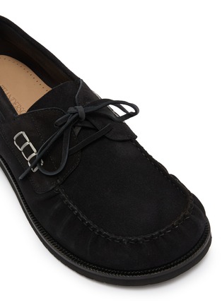 细节 - 点击放大 - JW ANDERSON - Suede Loafer Boat Shoes