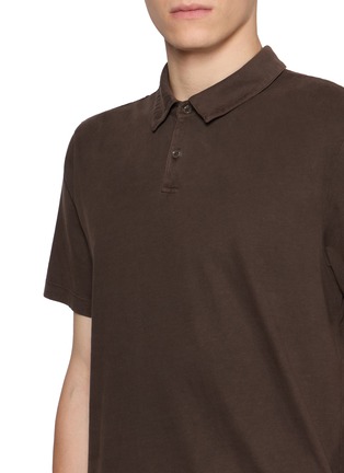  - JAMES PERSE - Sueded Jersey Polo Shirt