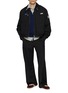 模特儿示范图 - 点击放大 - SONG FOR THE MUTE - Corduroy Collar Pin Coach Jacket