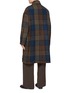 背面 - 点击放大 - SONG FOR THE MUTE - Checkered Bear Wool Coach Coat