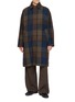 首图 - 点击放大 - SONG FOR THE MUTE - Checkered Bear Wool Coach Coat
