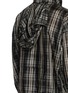 细节 - 点击放大 - SONG FOR THE MUTE - Hooded Tartan Sheer Track Jacket