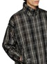  - SONG FOR THE MUTE - Hooded Tartan Sheer Track Jacket
