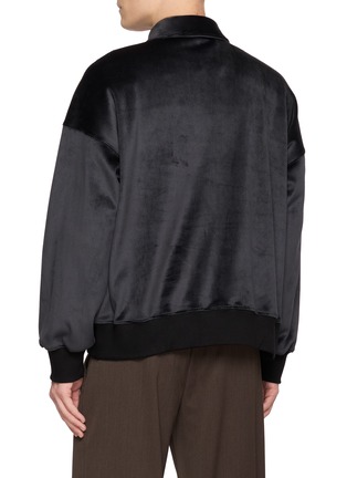 背面 - 点击放大 - SONG FOR THE MUTE - Quarter Zip Velour Polo Sweater