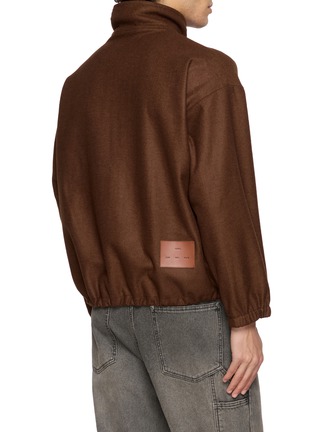 背面 - 点击放大 - SONG FOR THE MUTE - Zip Up Brushed Wool Sweater