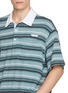  - SONG FOR THE MUTE - Gym Polo Striped Knit Shirt
