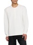 首图 - 点击放大 - STUDIO NICHOLSON - Long Sleeve Henley Neck T-Shirt