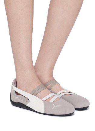 模特儿示范图 - 点击放大 - PUMA - Speedcat Ballet Suede Women's Sneakers