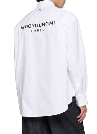 背面 - 点击放大 - WOOYOUNGMI - Back Logo Cotton Pocket Shirt