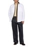 模特儿示范图 - 点击放大 - WOOYOUNGMI - Back Logo Cotton Pocket Shirt