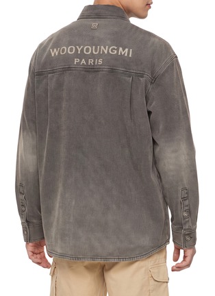 背面 - 点击放大 - WOOYOUNGMI - 刺绣水洗牛仔衬衫