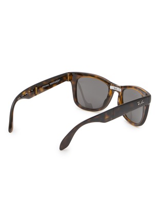 模特儿示范图 - 点击放大 - RAY-BAN - Acetate Square Sunglasses