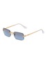 首图 - 点击放大 - RAY-BAN - Metal Irregular Sunglasses