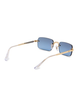 模特儿示范图 - 点击放大 - RAY-BAN - Metal Irregular Sunglasses