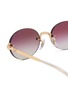 细节 - 点击放大 - RAY-BAN - Metal Oval Sunglasses