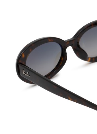 细节 - 点击放大 - RAY-BAN - Acetate Oval Sunglasses