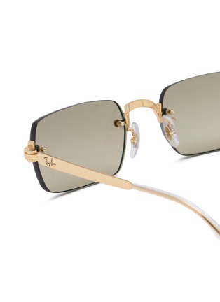 细节 - 点击放大 - RAY-BAN - Metal Rectangle Sunglasses