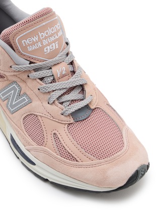 细节 - 点击放大 - NEW BALANCE - 991v2 Low Top Unisex Sneakers