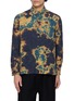 首图 - 点击放大 - SUZUSAN - Splatter Dyed Pocket Cotton Linen Shirt Jacket
