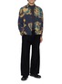 模特儿示范图 - 点击放大 - SUZUSAN - Splatter Dyed Pocket Cotton Linen Shirt Jacket