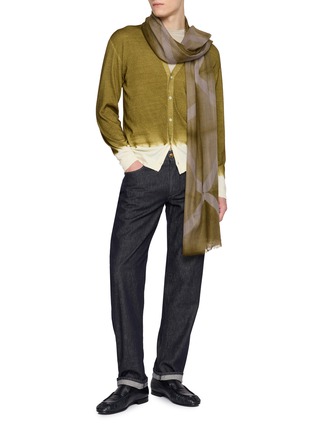 模特儿示范图 - 点击放大 - SUZUSAN - Dip Dye Wool Knit Cardigan