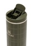 细节 –点击放大 - STANLEY - Transit Fliptop Mug 12oz — Moss Plaid