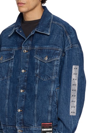 - ALEXANDERWANG - LOGO 仿钻饰牛仔夹克