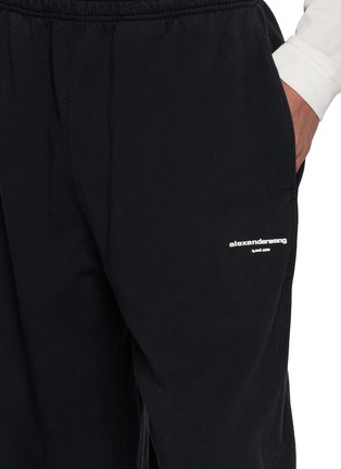  - ALEXANDERWANG - 印花标识阔版运动卫裤