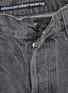  - ALEXANDERWANG - 仿钻饰牛仔阔腿短裤