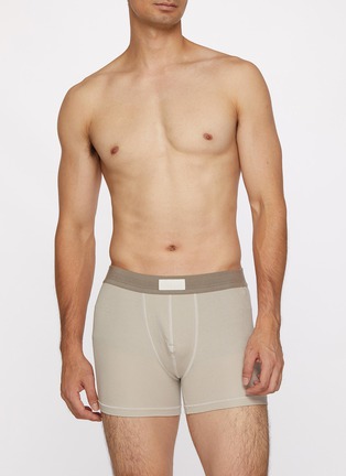 细节 - 点击放大 - SKIMS - SKIMS Cotton Boxer Briefs — Pack of 3