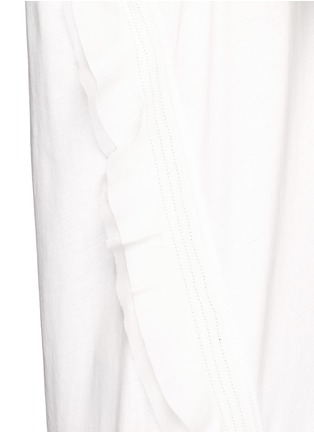 细节 - 点击放大 - 3.1 PHILLIP LIM - 荷叶边装饰纯棉连衣裙